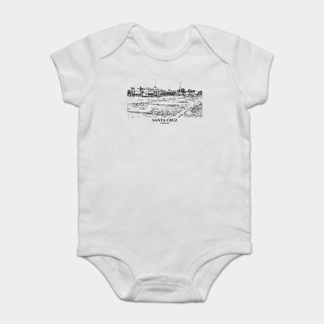 Santa Cruz - California Baby Bodysuit by Lakeric